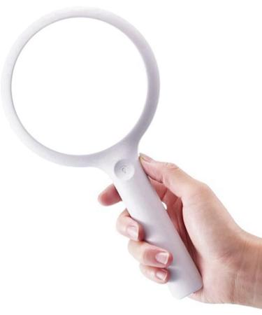 Tovmekdjn Optical Aspheric Magnifying Glass with 20 LED Lights with Light Reading Magnifying Glass Rechargeable - Buy Online on SooperMarket.com
