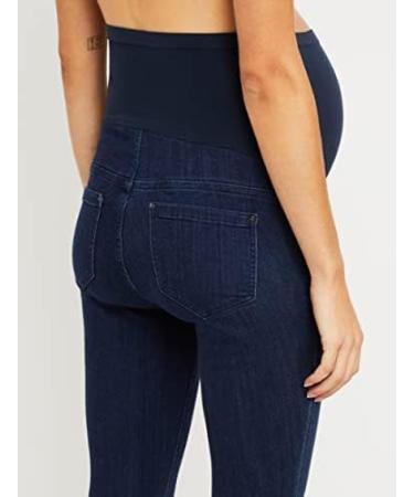Motherhood Maternity Indigo Blue Stretch Denim Jegging Jeans with Secret Fit Belly - Dark Wash - Buy Online on SooperMarket.com