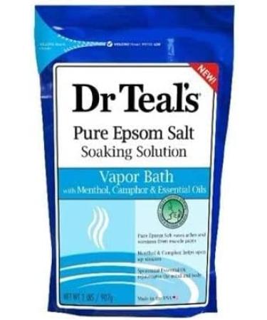 Dr Teal's Menthol & Camphor Soaking Solution & Foaming Vapor Bath Gift Set - Buy Online on SooperMarket.com