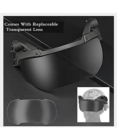 Fast Helmet Tactical Goggles with 2-Color Lenses and Side ARC Rails - Buy Online on SooperMarket.com