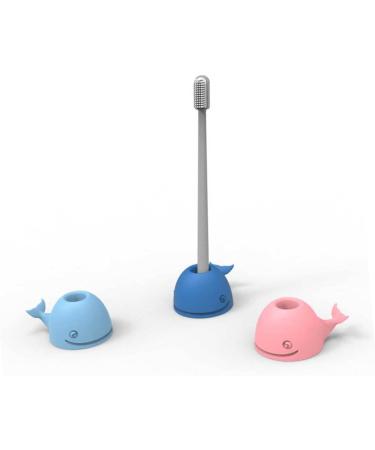 Alipis Silicone Toothbrush & Razor Holder - Set of 6 | Multi-Functional Storage Container | Sky Blue - Buy Online on SooperMarket.com