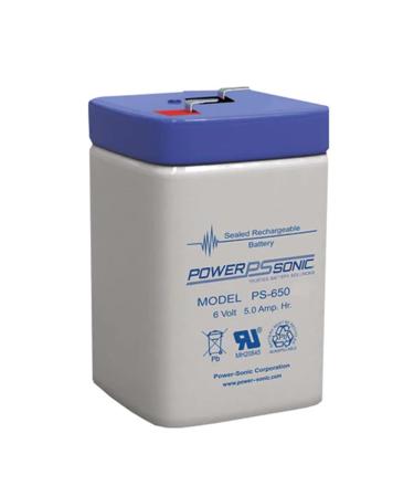 Power Sonic PS-650LF 6V5.0AH F1 Term.
