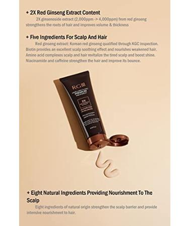 RGIII Premium Red Ginseng Hair Loss Prevention Treatment - Buy Online on SooperMarket.com
