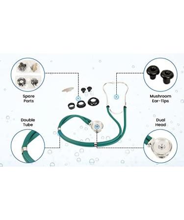 Primacare DS-9295-HG Sprague Rappaport Style Stethoscope 30-Inch Length Hunter Green 450 g - Buy Online on SooperMarket.com