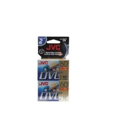 JVC Mdv60Du2 Mini Digital Video Cassette (2-Pk)
