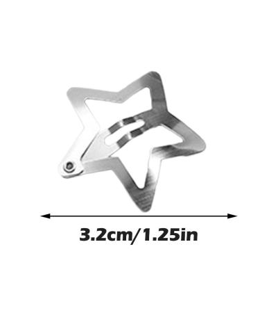 Star Shape Hair Clips - Non Slip Metal Barrettes for Girls (5/10/20pcs) - Cute Hairpins - Buy Online on SooperMarket.com
