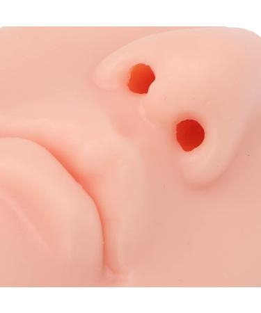Soft Silicone Nose Model - 3-Part Elastic Design for Salons | Light Skin Color | Ideal for Professional Use - Buy Online on SooperMarket.com
