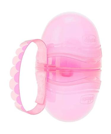 Chicco pacifier box for 2 pink Pink 2 pieces (1 pack)