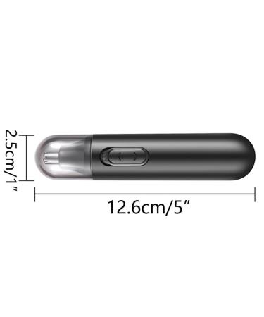 Ear and Nose Hair Trimmer for Men - Stainless Steel Waterproof Dual Edge Blades Mute Motor with Cleaning Brush - Buy Online on SooperMarket.com