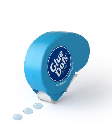 Glue Dots Permanent Dot N' Go Dispenser with 200 (.375 Inch) Permanent Adhesive Dots (11346) 1 Pack Permanent Dispenser