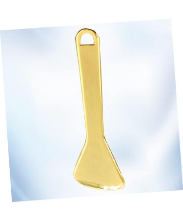FOMIYES Eye Cream Spoon Facial Lift Roller Puffiness Eye Tools Facial Cream Brush Mini Cosmetic Spoon Face Cream Spoon Beauty Scoop Spatula Eye Creams Zinc Cream Spoon Scraping Board Metal 7x2.5cm Golden - Buy Online on SooperMarket.com
