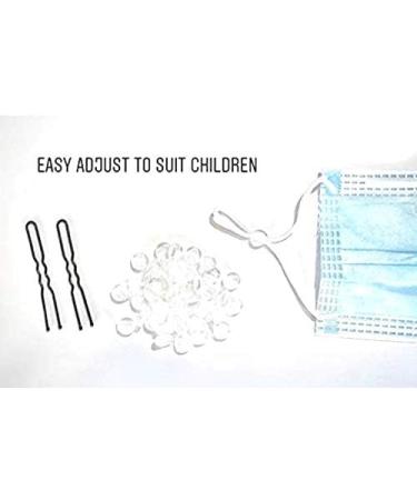 Outland Clear Cord Locks for Face Mask Adjuster PVC Round Toggle Locks for Drawstrings Adjustable Lock End for Elastic Non Slip Stopper DIY for Adults Children Elderly Mask with Threading Clips 50 - Buy Online on SooperMarket.com