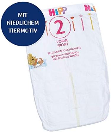 HiPP Babysanft Diapers Mini 2 - Size 2 (31 Pieces) | Eco-Friendly & Soft | International Shipping - Buy Online on SooperMarket.com