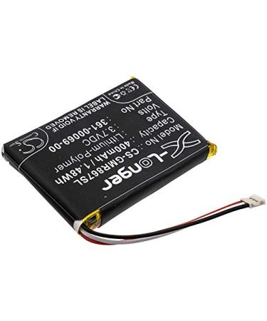 Replacement Battery Compatible with Garmin Barklimiter Deluxe Anti Bark C Delta Sport Delta Training Collar GAB102 GAD109 Varia RDU Part Number: 361-00069-00 400mAh/3.7V