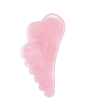 Quartz Wing Scraping Board Scraping Massage Tool Crystal Scraping Plate Wing Shape Scraping Board Facial Supplies Face Massage Therapy Beauty Care Accessories
