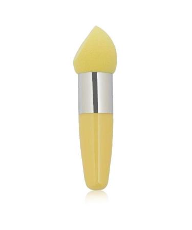 1pc Face Makeup Sponge Portable Foundation Sponges Cosmetic Puff Foundation Cream Concealer Smooth Soft Beauty Make Up Brush with Handle(random Color)