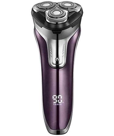 GeRRiT Electric Razor Rechargeable Electric Shaver Waterproof Wet & Dry Rotary Shavers for Men Electric Shaving Razors with Pop-up Trimmer LED Display