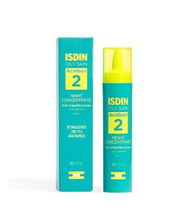 ISDIN Acniben Night Concentrate Anti-Imperfection Daily Facial Care for Oily or Acne-Prone Skin 50ml