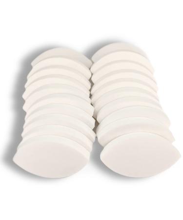 BELLEMORY 20 PCS Lash Sponges for Practice  Eye Shape Sponge  Practice Sponges For Eyelash Extensions  Cosmetic Sponge
