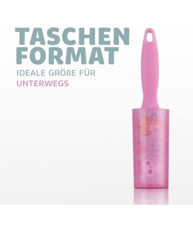 3-Pack Pocket Lint Rollers with Protective Cap - Cat Designs | Perfect for On-the-Go Lint Removal - Buy Online on SooperMarket.com