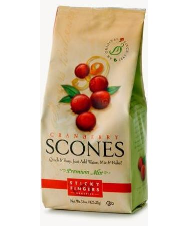 Sticky Fingers Premium All Natural Scone Mix Trio Bundle - Apple Cinnamon, Wild Blueberry, Cranberry - Buy Online on SooperMarket.com