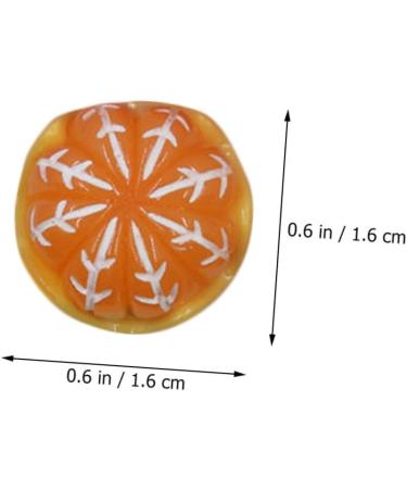 Vaguelly 100 Pcs Artificial Orange Miniature Fruits Fake Orange Mini Decor Faux Oranges Miniature Accessories Decorative Fruit Jewlery Ornament Mini Charms Resin 3d Food Bracelet - Buy Online on SooperMarket.com