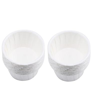 Cardboard cup for wax paper cup hairless bean tools wax face butter beans white cake cup for hair removal 100PCs
