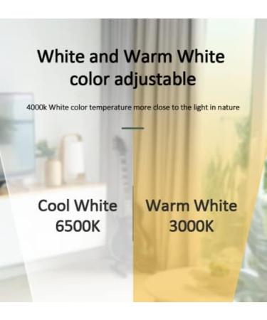 84 LED Light Therapy Lamp Compact Adjustable 3 Colour Temperature (3000-6500K) and Brightness (up to 10000LUX) Touch Control 4 Timer Settings (Wood) - Buy Online on SooperMarket.com