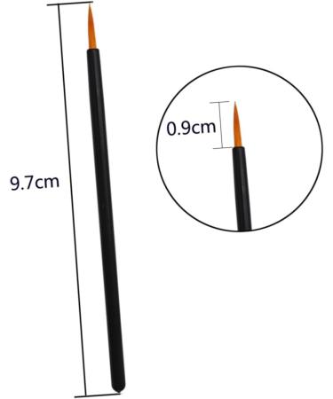 Healeved 200 Pcs Cosmetics Brush Fine Eyeliner Brush Gold Eyeliner Lip Liner Pencils Eye Makeup Brush - Buy Online on SooperMarket.com
