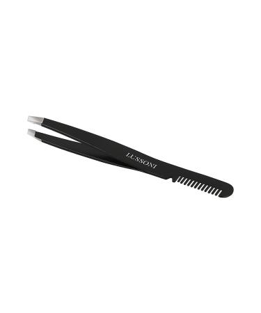 TB TOOLS FOR BEAUTY Lussoni Lussoni Mu Acc Slant Tweezers With Comb 10g