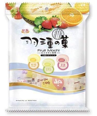 Royal Family Fruit Mochi (Orange Hami Melon & Strawberry) 120g
