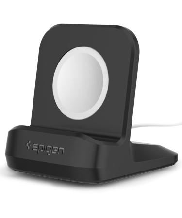 Spigen S350 Stand Designed for Apple Watch Charger Stand Apple Watch Ultra, Series 8/SE2/7/6/SE/5/4/3/2/1 (49mm,45mm,44mm,42mm,41mm,40mm,38mm) Durable TPU with Non-Slip Stable Base - Black