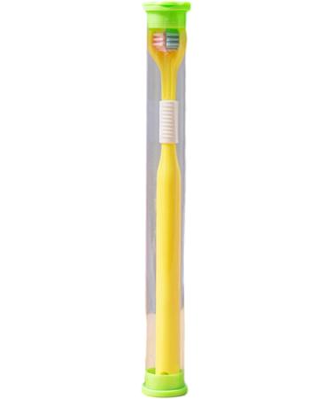 Three-Sided Sensory Toothbrush for Adults | Soft Bristle Travel Toothbrush | Gentle Gum Care - Pink - Buy Online on SooperMarket.com