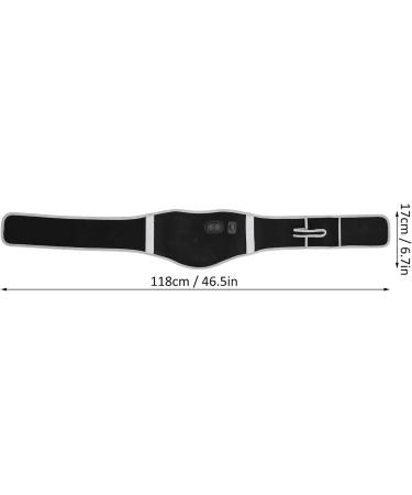 Premium Heated Waist Belt - Adjustable Massage Heating Pillow for Lower Back Pain Relief | Vibration & Heat Therapy Wrap for Cramps - Buy Online on SooperMarket.com