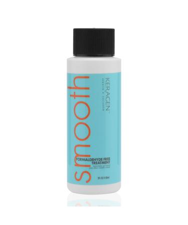 Keragen - Brazilian Keratin Smoothing Treatment Blowout Straightening System for Dry and Damaged Hair Formaldehyde Free 2 Oz - Eliminate Curls and Frizz Fine to Medium Hair
