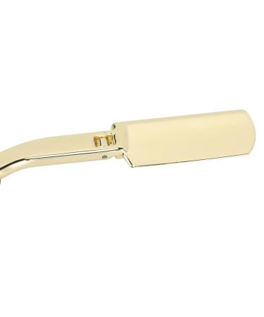Ergonomic Vintage Beard Razor Stand for Men | Solid Wood & Stainless Steel Holder | Perfect Barber Shop Accessory - Buy Online on SooperMarket.com