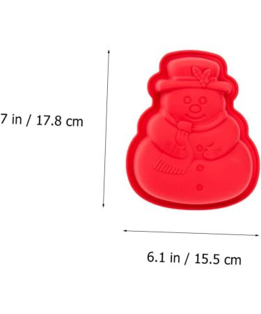 GRIRIW Cupcake 2 Pcs Baking Mold Silicone Molds Reindeer Fondant Mold Xmas Cake Silicone DIY Mold Dessert Non Stick 17.8X15.5X3CM As Shown - Buy Online on SooperMarket.com