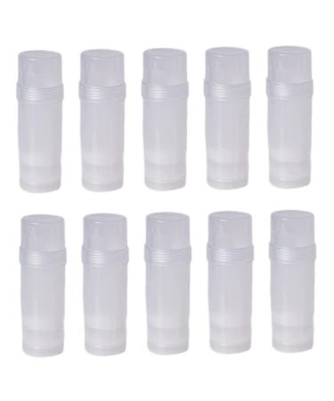 Empty Deodorant Containers Round BPA Deodorant Containers Clear Containers Plastic for Travel Refillable Deodorant Container 60ML