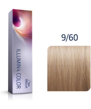 Wella Illumina Color Permanent Hair Color No. 9/60 Very Light Violet Natural Blonde 60 ml - Pack of 1 - Buy Online on SooperMarket.com