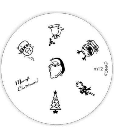 Konad stencil stamping stamping stencil M12