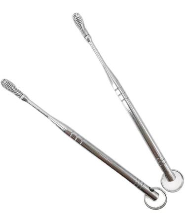 Portable Ear Cleaner Stainless Steel Ear Spoon Set Stainless Steel Ear Wax Remover Reusable Stainless Steel Ear Wax Remover Set Ear Wax Easily Removed Ideal for Personal and Home Use(1PC no ring) - Buy Online on SooperMarket.com