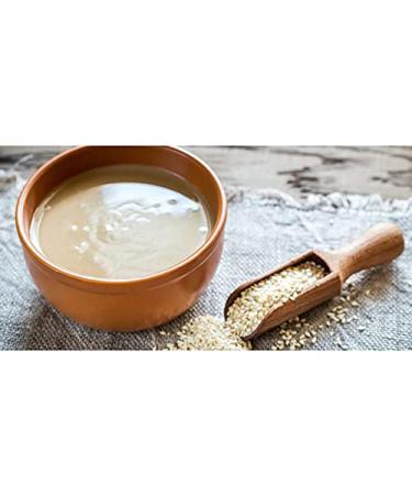 100% Natural Sesame Paste (Tahini) 600g | Vegan Gluten-Free No Preservatives or Additives - Buy Online on SooperMarket.com