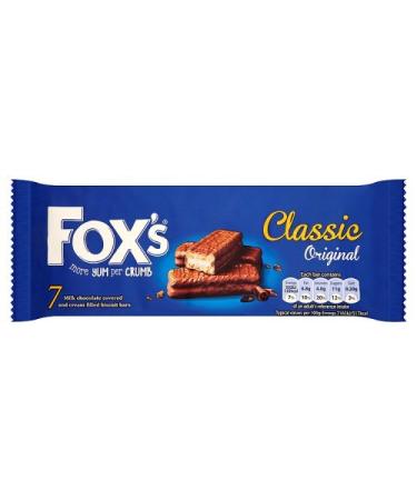 Fox'S Classic Original Biscuit Bar 7 Bars