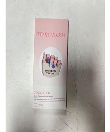 Semi Cured Gel Nail Strips - Purple Long Lasting Waterproof Nail Polish Stickers Set with Cuticle Stick, File, Wipes & Sealing - UV/LED Lamp Required - Buy Online on SooperMarket.com