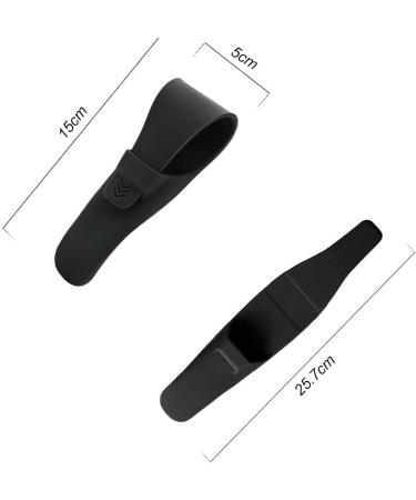 Portable Razor Case - Travel-Friendly Protective Cover | 2 PCs Silicone Razor Travel Case (Black & Gray) - Perfect for Safe Shaving on the Go - Buy Online on SooperMarket.com