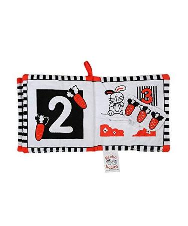 My First ABC Cloth Book for Infants - High Contrast Black, White, and Red Colors - Buy Online on SooperMarket.com