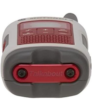 Motorola Solutions T480 Talkabout Rechargeable Emergency Preparedness Two-Way Radio Single Unit (Red/White) - Buy Online on SooperMarket.com