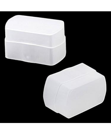 JJC Flash Diffuser for Canon 430EX II & Sony HVL-F43M - 2 Pack Camera Flash Bounce Light Modifiers - Buy Online on SooperMarket.com