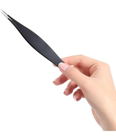 Stainless Steel Pointed Tweezers for Ingrown Hair & Eyebrow Removal - Multifunctional Tool for Facial Hair Removal - Buy Online on SooperMarket.com