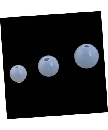 NUOBESTY 9pcs Resin Epoxy Candle Molds Mini Sphere Diy Silicone Mold Epoxy Resin Crystal Epoxy Bracelet Beads White 3.50X3.50X3.50CM - Buy Online on SooperMarket.com